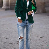 Julissa™ — Blazer elegante in velluto