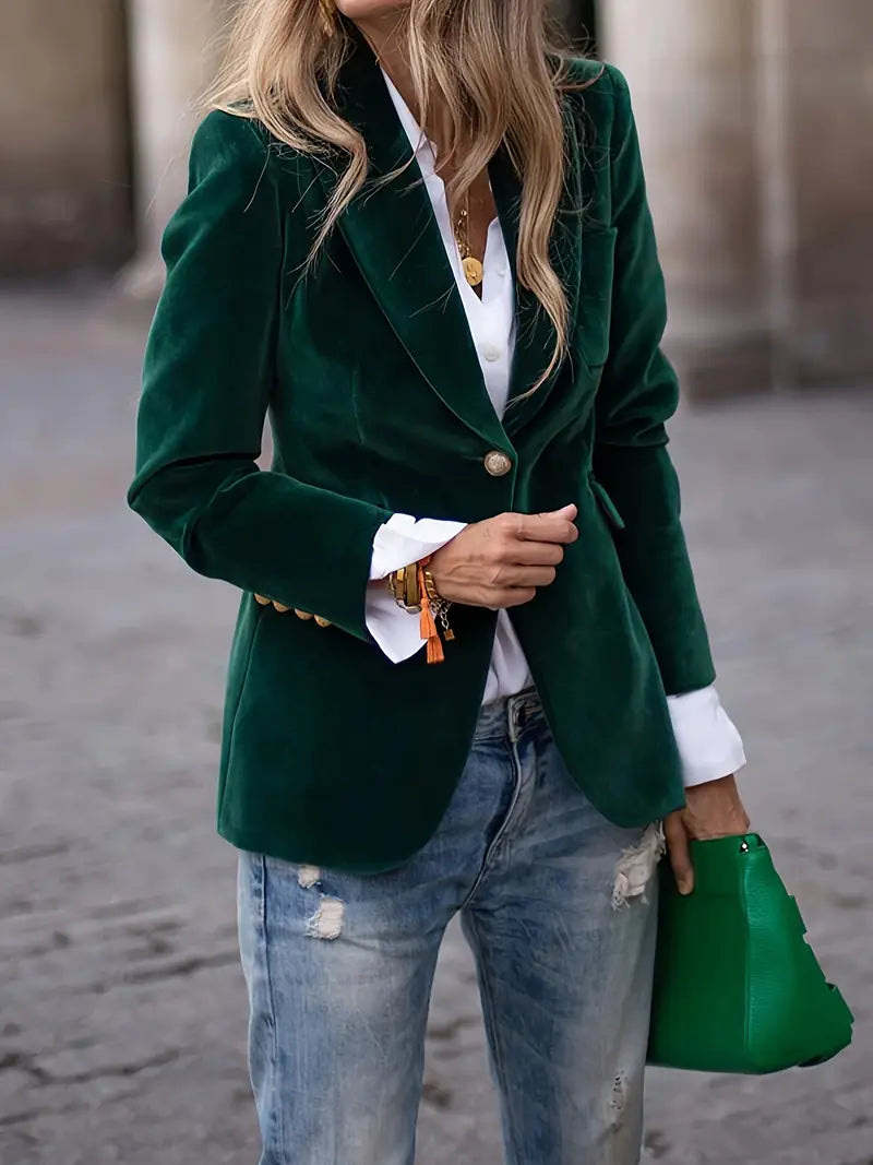 Julissa™ — Blazer elegante in velluto