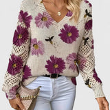 ORNELLA™|MAGLIONE FLOREALE