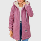 Birgitta™ — Giacca da donna in pile con cappuccio