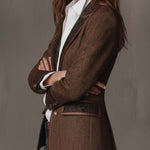 Arabella | Blazer Spigato a Pannelli