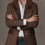 Arabella | Blazer Spigato a Pannelli