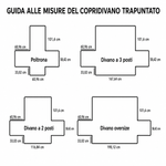 Copertura per Divano Trapuntata Bassotti Invernali