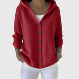 Roxane | Elegante cardigan rosso