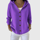 Amélie | Cardigan elegante viola