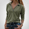 JAYLINA | TOP A MANICHE LUNGHE CON MEZZA ZIP