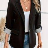 Jamie™ — Blazer da donna con maniche risvoltate