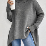 ODETTE™|MAGLIONE DOLCEVITA OVER