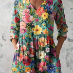 Nora | Blusa Lunga con Scollo a V