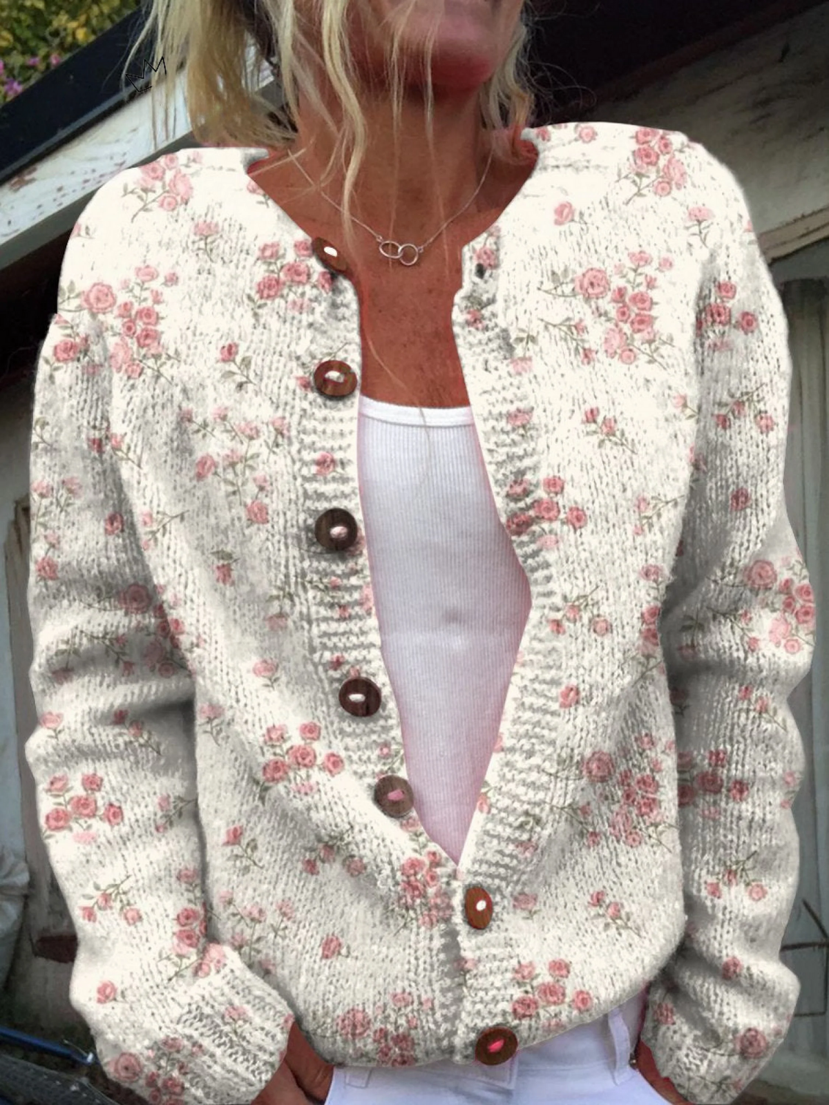Antonella™ | Cardigan Floreale Elegante