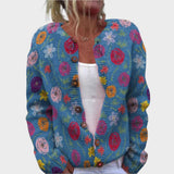 Filipa - Cardigan floreale autunnale