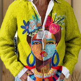 Cecilia™ | Cardigan con Fantasia Artistica