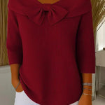 Teresina | Maglione con Fiocco Elegante