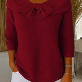 Teresina | Maglione con Fiocco Elegante