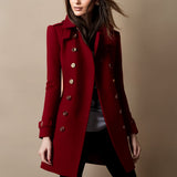 Cappotto elegante doppiopetto da donna