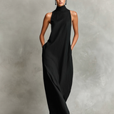 Chiara | Vestito lungo a collo alto