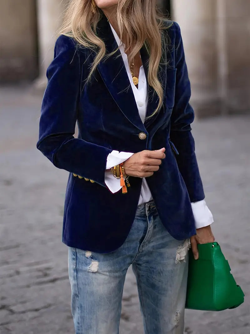Julissa™ — Blazer elegante in velluto
