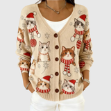 Caroline | Cardigan confortevole in maglia con bottoni