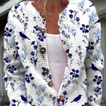 Vittoria™ | Cardigan Floreale con Bottoni
