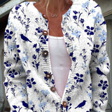 Vittoria™ | Cardigan Floreale con Bottoni