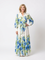 Harper | Abito Maxi Floreale a Maniche Lunghe