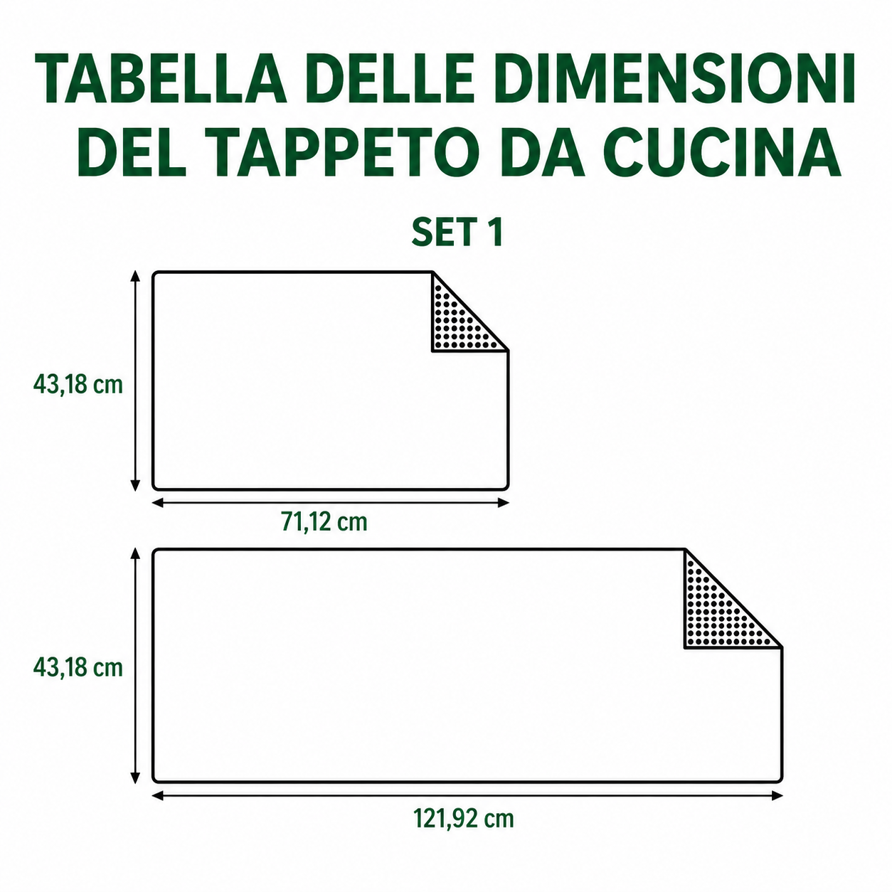 Tappeto da cucina antiscivolo festivo per Capodanno NCU0NT10918