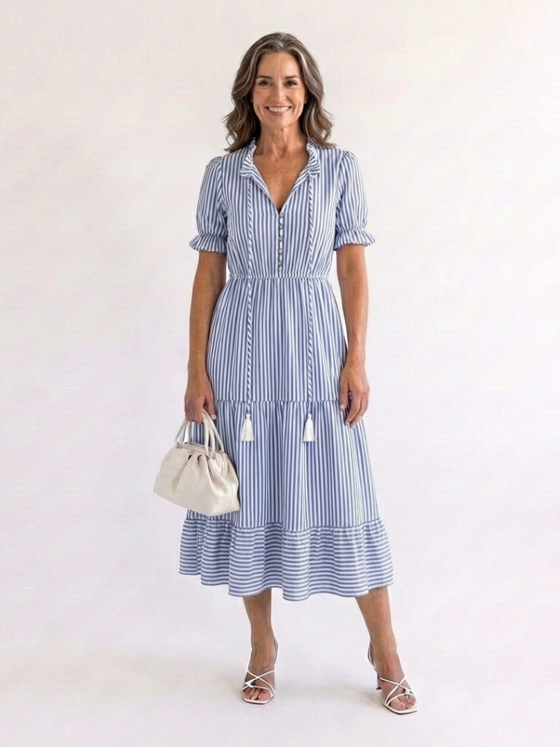 Dakota | Abito Midi a Righe