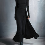 YASMINA | ABITO MAXI CON ALLACCIATURA LATERALE