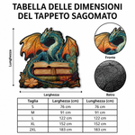 Tappeto Area Personalizzato Forma Tribal Paw NCU0TD2623