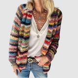 Nikola - Cardigan multicolore morbido