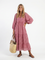 Arlette | Abito Midi con Stampa Geometrica