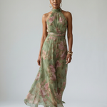 Naomi | Abito Maxi con Scollo all’Americana