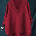 MARCELINE | BLUSA CON SCOLLO A V