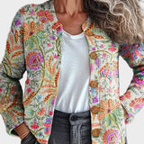 Kivara™ - Cardigan con motivo floreale
