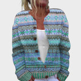 Isabel - Cardigan floreale autunnale