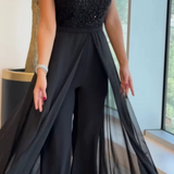HALLIE™|TUTA ELEGANTE SENZA MANICHE