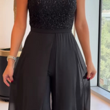 HALLIE™|TUTA ELEGANTE SENZA MANICHE