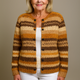 Sonia™ | Cardigan Marrone Elegante