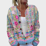 Teresa - Cardigan floreale autunnale