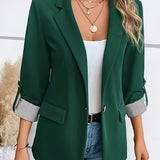 Jamie™ — Blazer da donna con maniche risvoltate