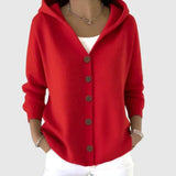 Maglione casual con cappuccio
