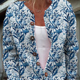 Tiziana™ | Cardigan Floreale con Bottoni