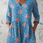 Melanie | Blusa Lunga con Scollatura a V