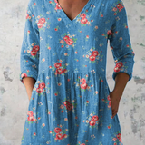 Melanie | Blusa Lunga con Scollatura a V
