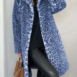 Lysandra — Cappotto lungo da donna leopardato