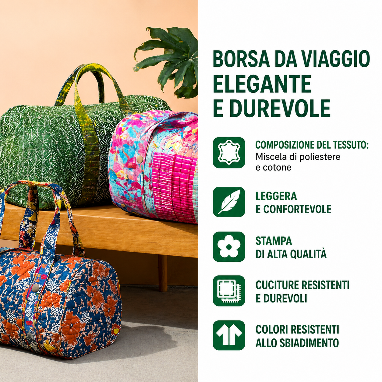 Borsa a tracolla trapuntata con carlino paffuto NCU0PT9555