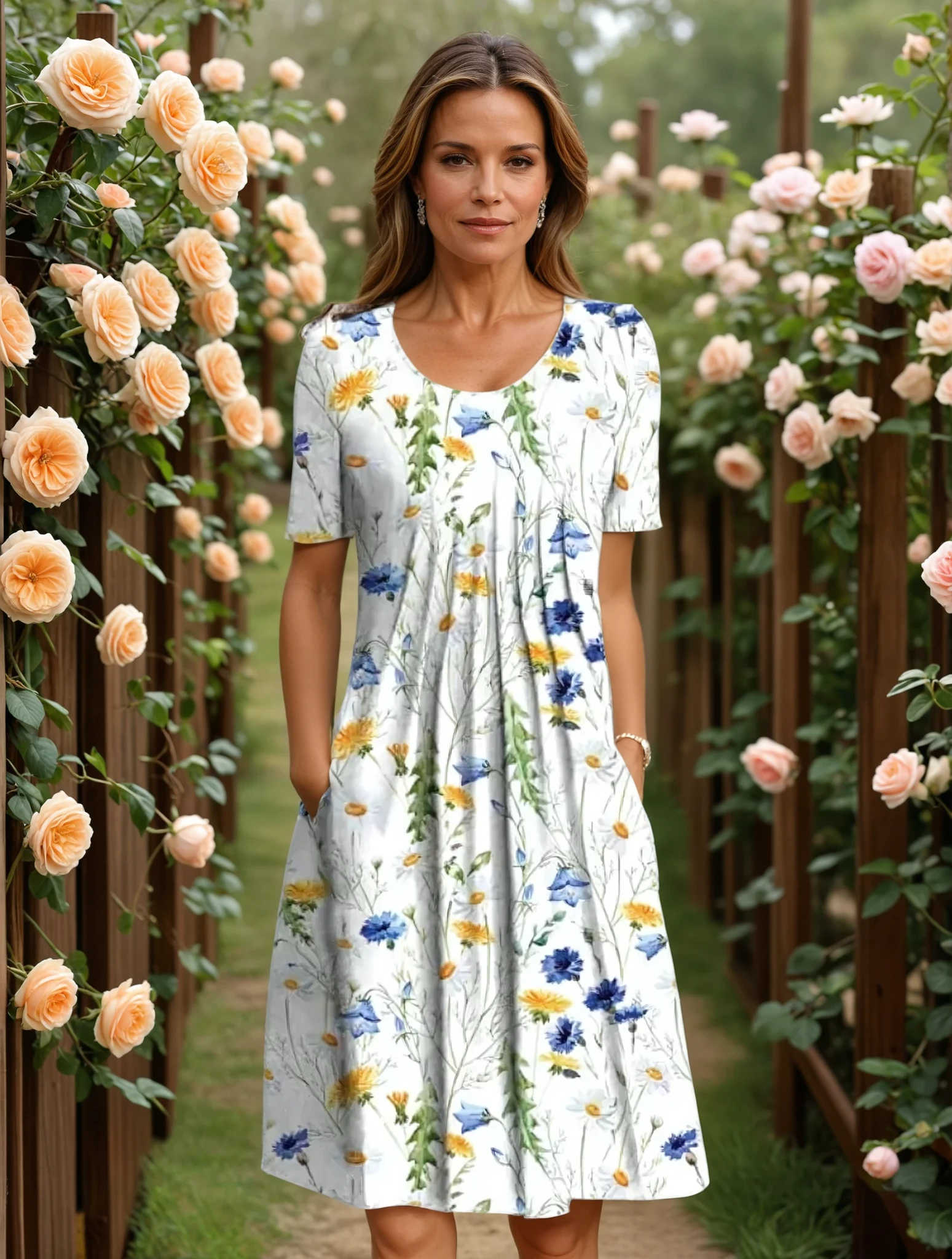 Georgina | Abito Elegante dalla Linea Fluida