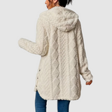 Štěpánka - Cardigan peluche con cappuccio