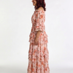 Rosalie | Abito Maxi Floreale con Spalle Scoperte