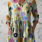 Louise | Blusa Lunga con Scollatura a V